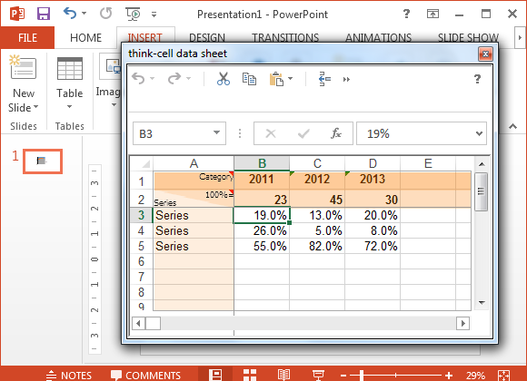 Think Cell Gantt Chart Format