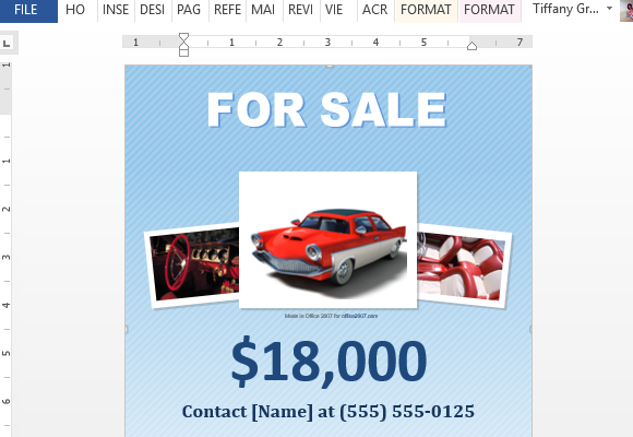 sales flyer