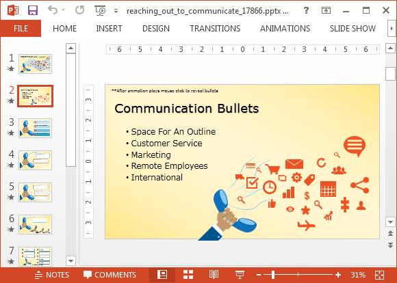 animate a bullet list in powerpoint for mac
