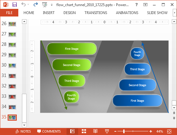 Анимированная диаграмма в powerpoint