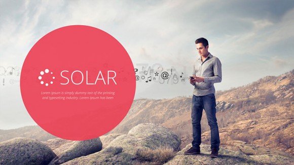 Solar Keynote template