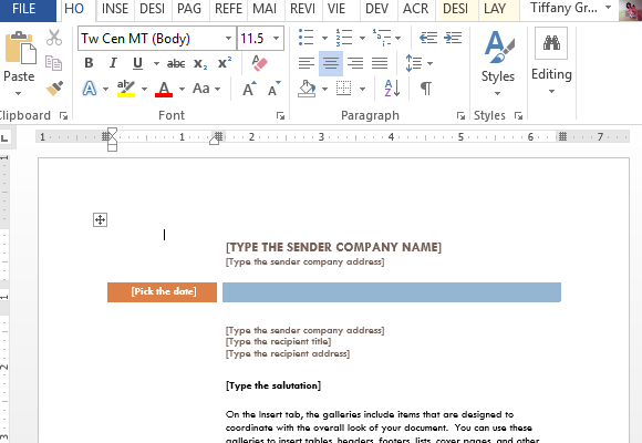 How To Write A Formal Business Letter Template