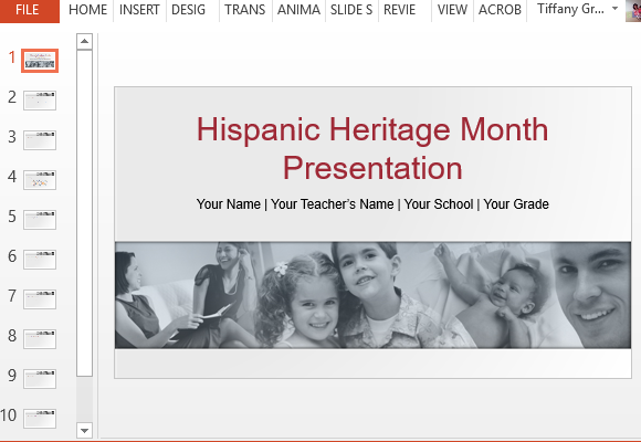 Hispanic Heritage PowerPoint Template