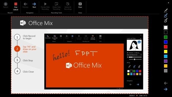 Create Powerpoint tutorials with Office Mix