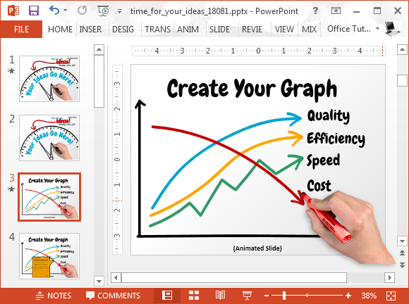Create graphs with editable arrows