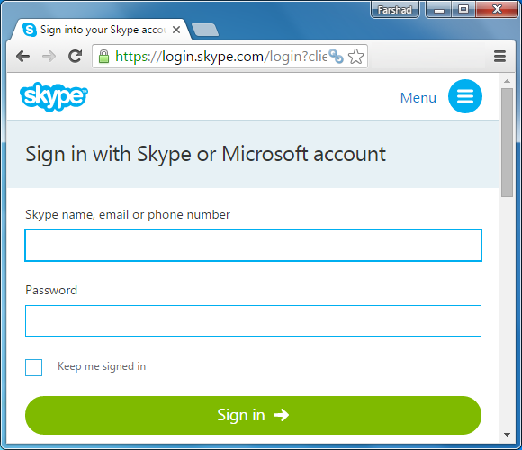 Skype en ligne