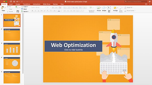 Web Optimization PowerPoint Template