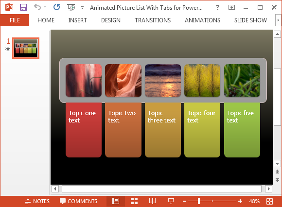 powerpoint list templates