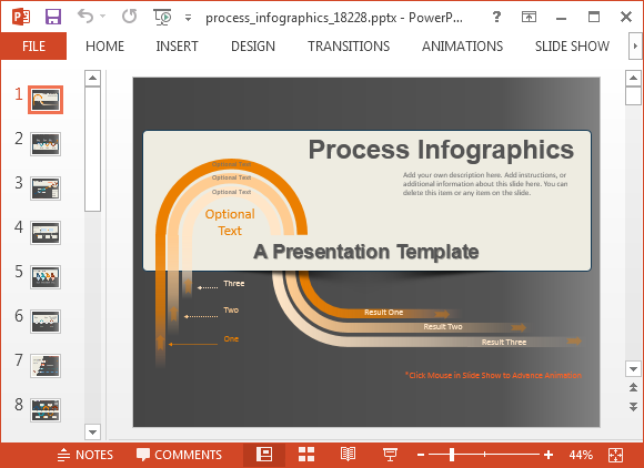 Animated Process Infographics Template For Powerpoint Png Fppt Animated Process Infographics Template For Powerpoint Png Fppt