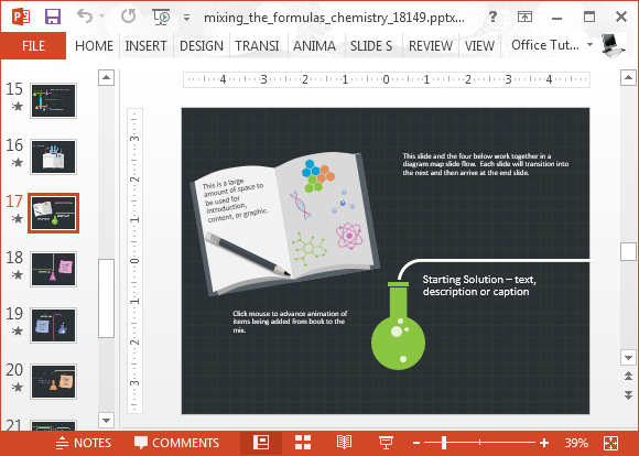 Animated Chemistry PowerPoint Template