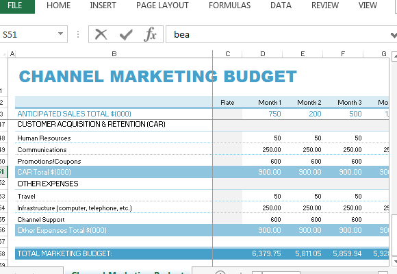 Marketing Plan Excel Template from cdn.free-power-point-templates.com