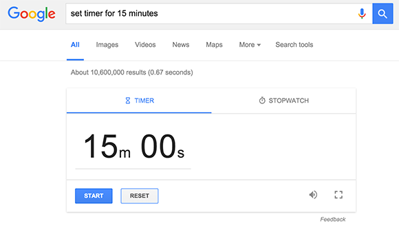 set-timer-15-minutes-google
