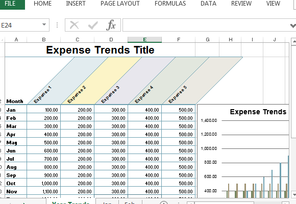 Expense Sheet Template