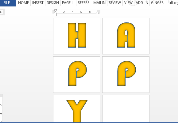 drawing numbers template