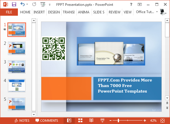 Adding QR code to PowerPoint