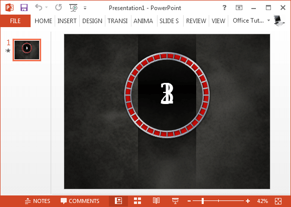 Countdown animation for PowerPoint