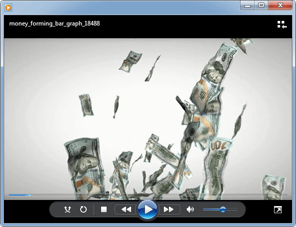 Money video animation