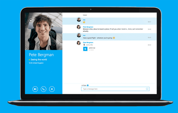 Screen sharing with Skype