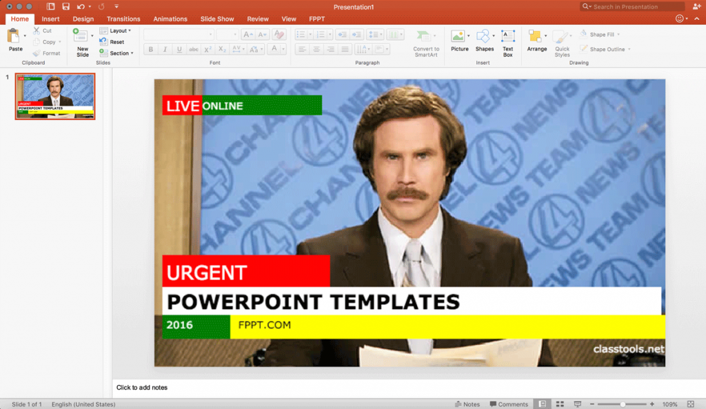 Using A Free Breaking News Generator To Make An Engaging Powerpoint Slide