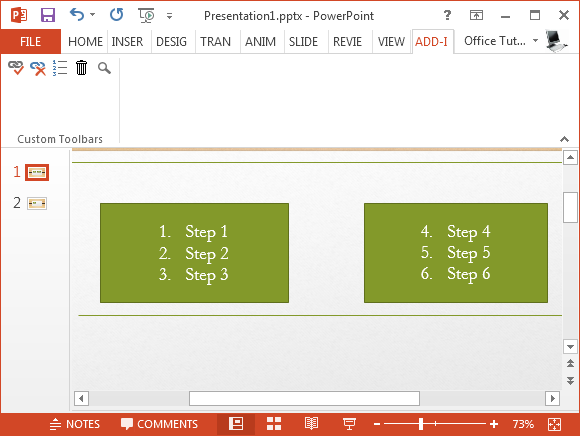 Link shapes in PowerPoint