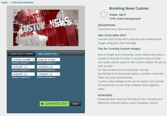 Breaking News Video Background For Powerpoint Fppt