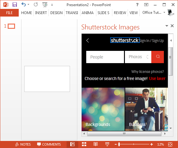 Search for Shutterstock HD images
