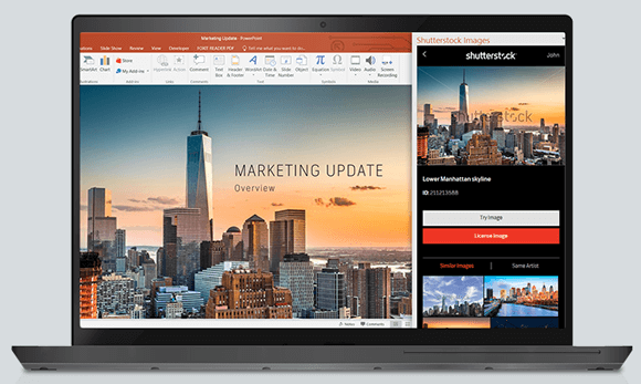 Shutterstock add-in for PowerPoint