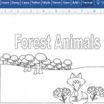 forest-themed-animal-coloring-book-for-word