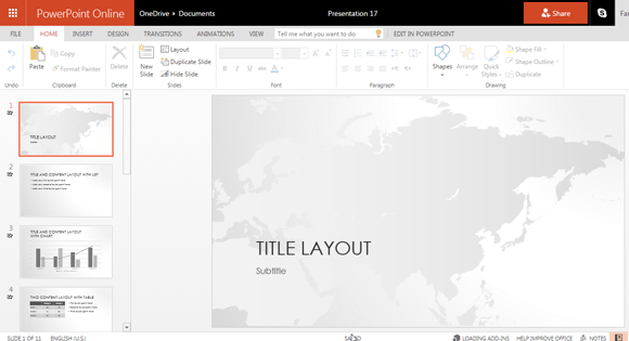 Asia map template for PowerPoint online