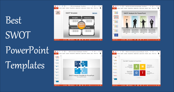 Best SWOT templates for PowerPoint presentations (SWOT Analysis template PPT design)