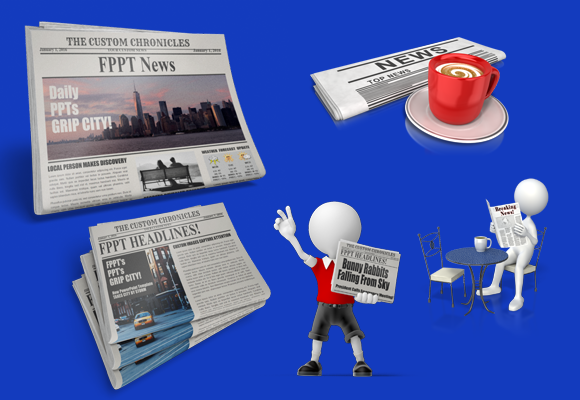Best newspaper clipart for PowerPoint