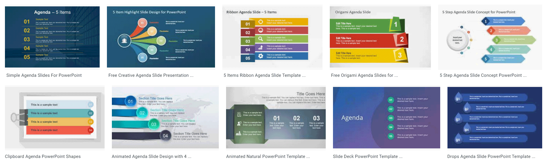 Best Agenda Slide Templates For PowerPoint