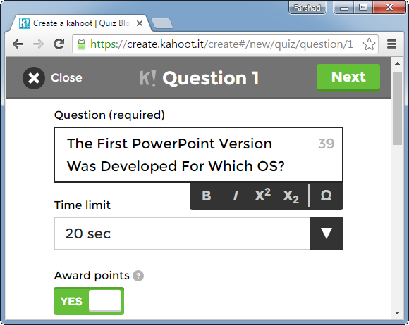 Create Kahoot Quiz On Desktop