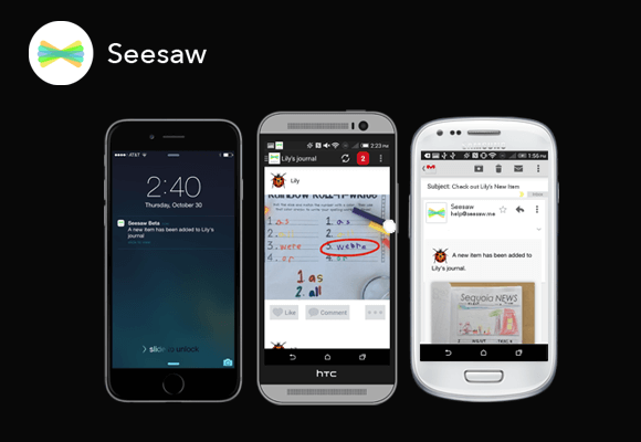 Seesaw for collaborative learning