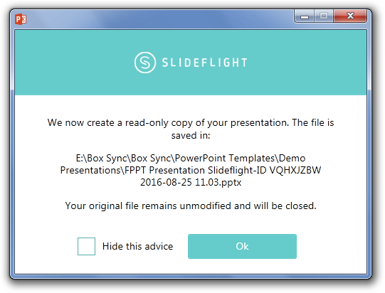 Share slides with SlideFlight