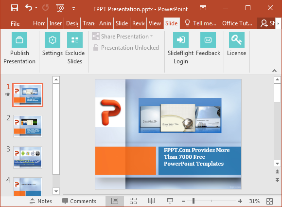 SlideFlight add-in for PowerPoint