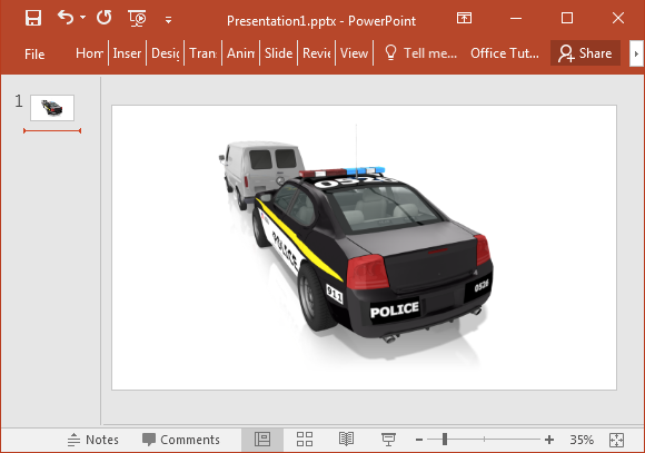 Van pulled over clipart