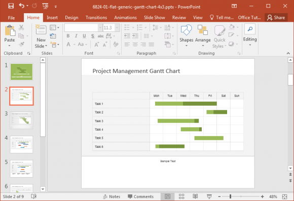 Best Gantt Chart & Project Management PowerPoint Templates