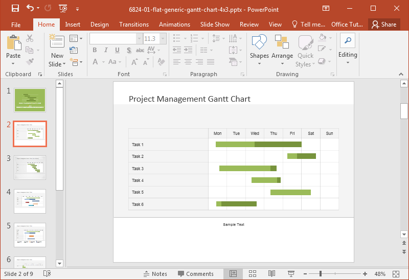 project-management-gantt-chart-powerpoint-template