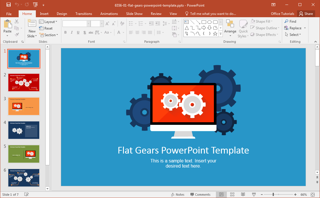flat-gears-powerpoint-template