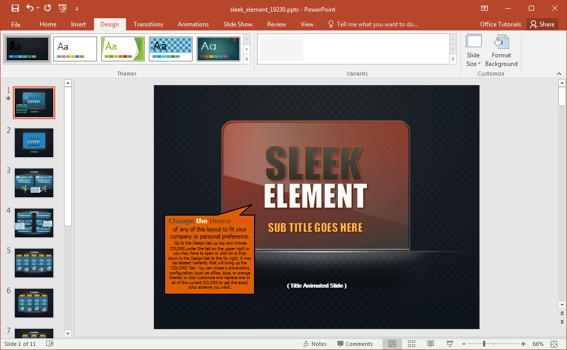 sleek-presentation-template
