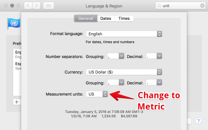 Change from Inches to CM in PowerPoint for Mac