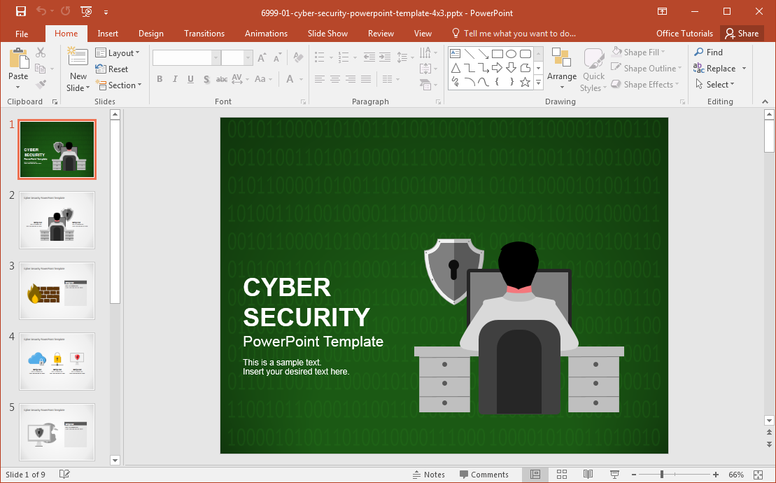 information security powerpoint template