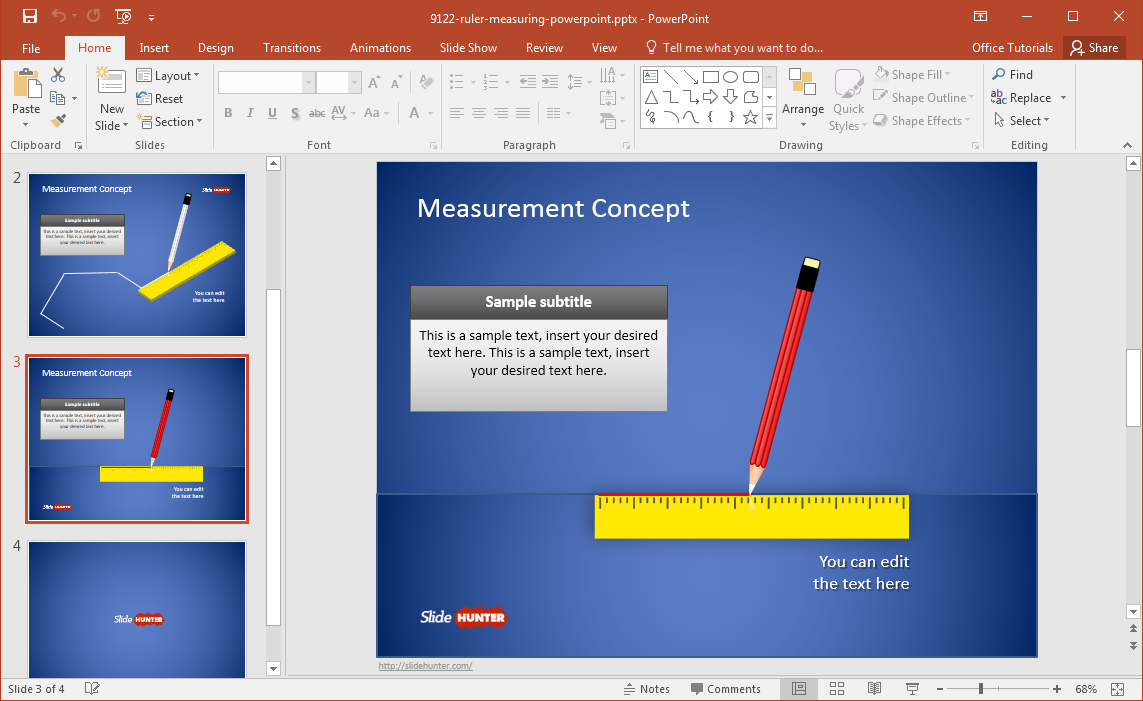 free-measurement-template-for-powerpoint
