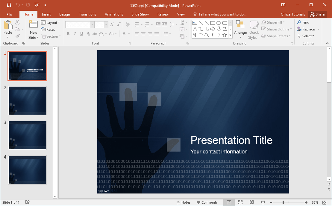 information security powerpoint template