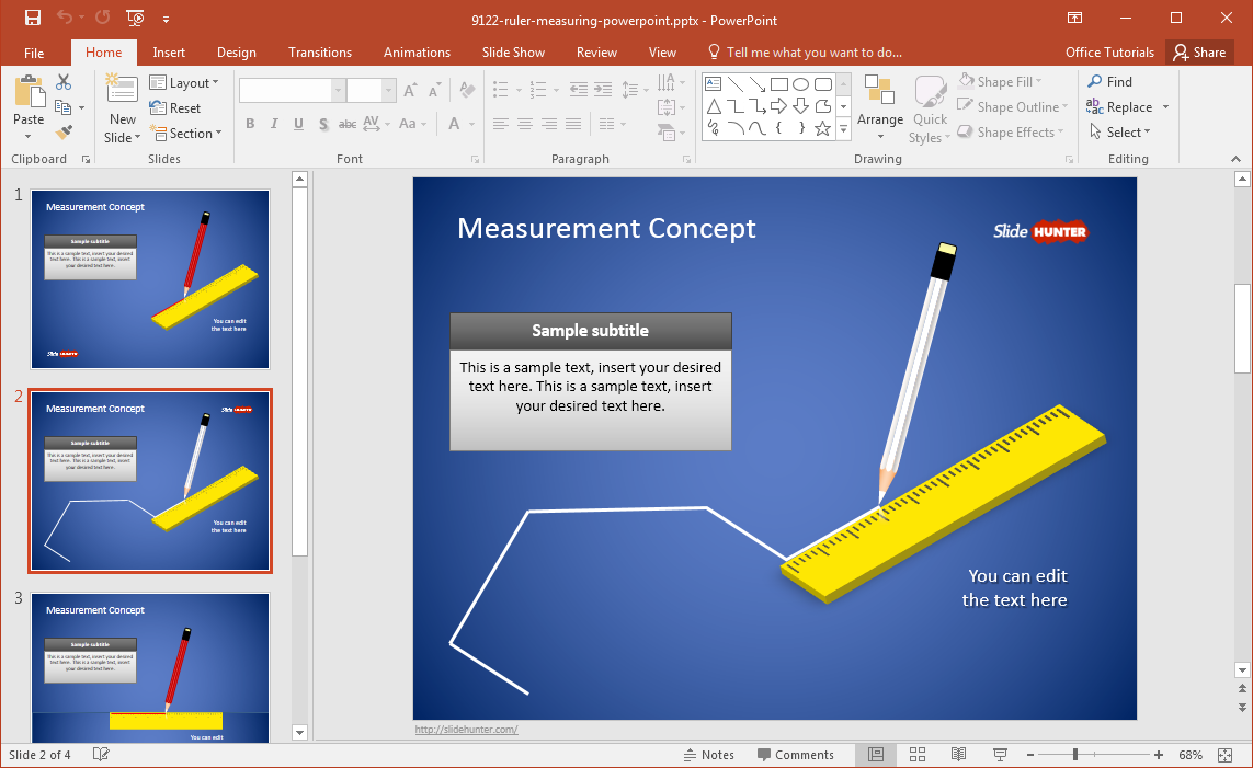 Free Geometry PowerPoint Template Intended For How To Create A Template In Powerpoint