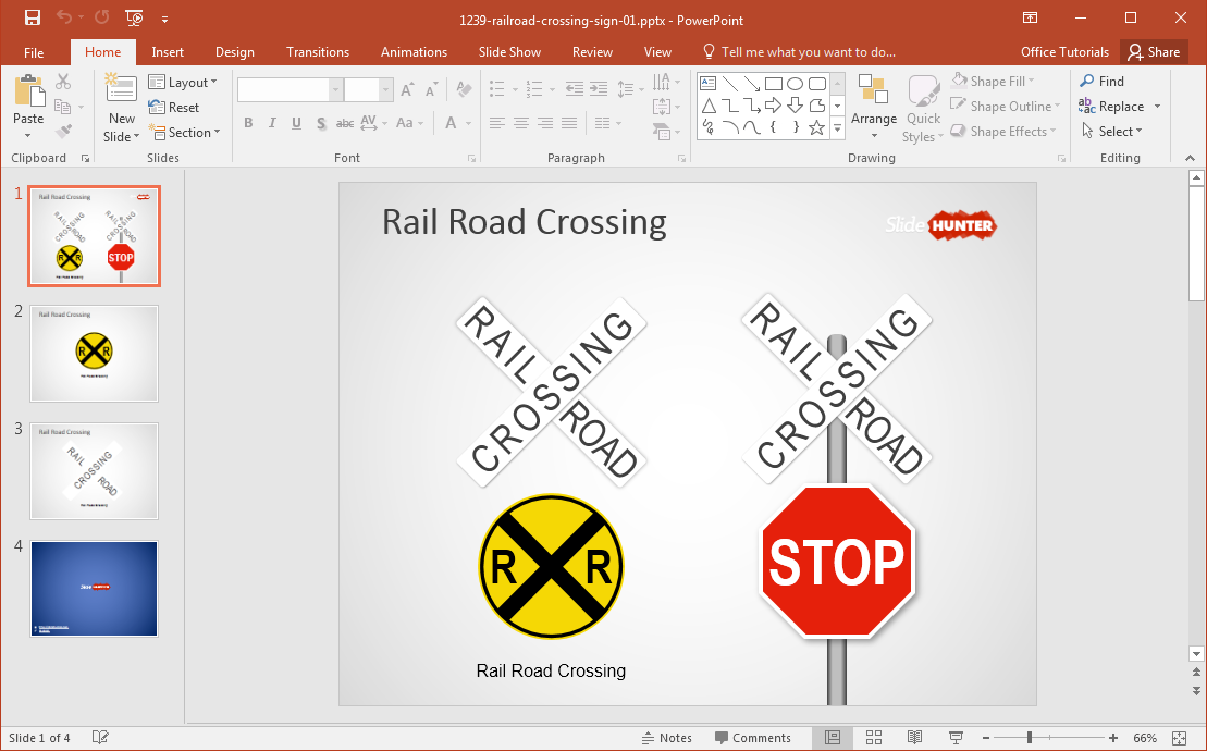 railroad-sign-powerpoint-template