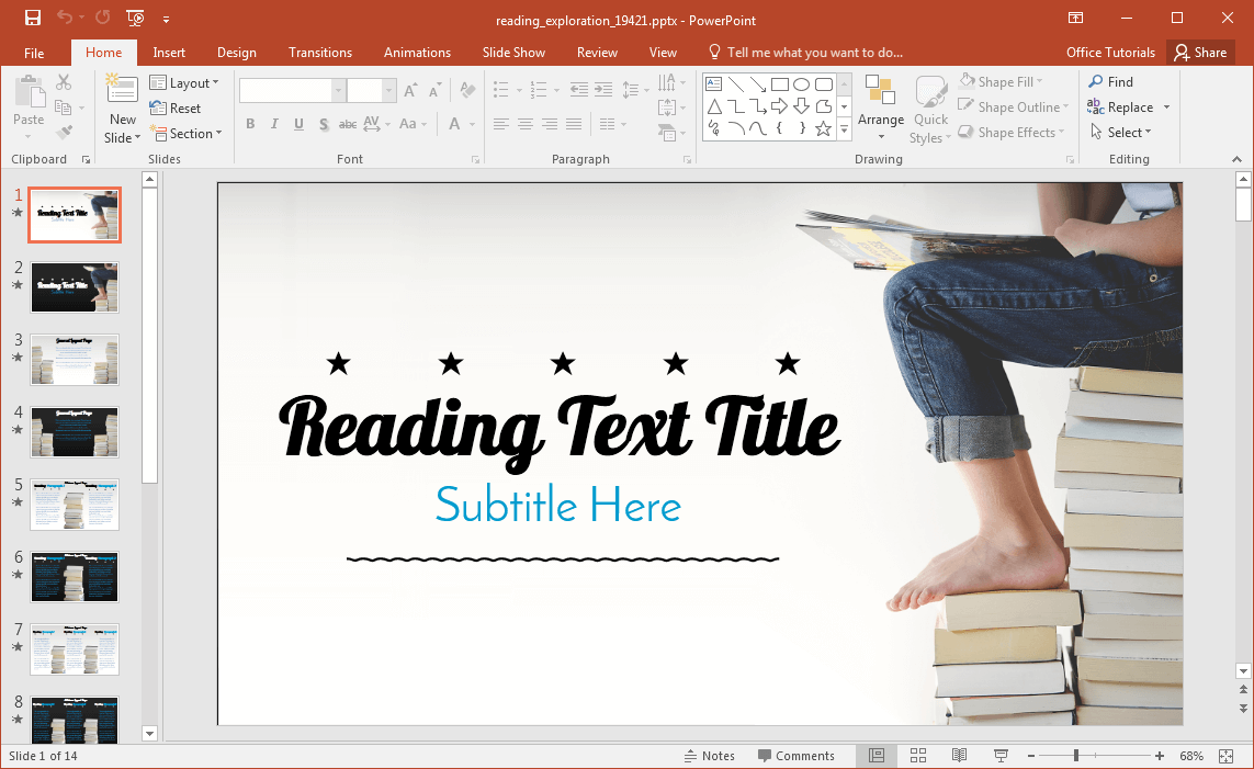 reading-powerpoint-template