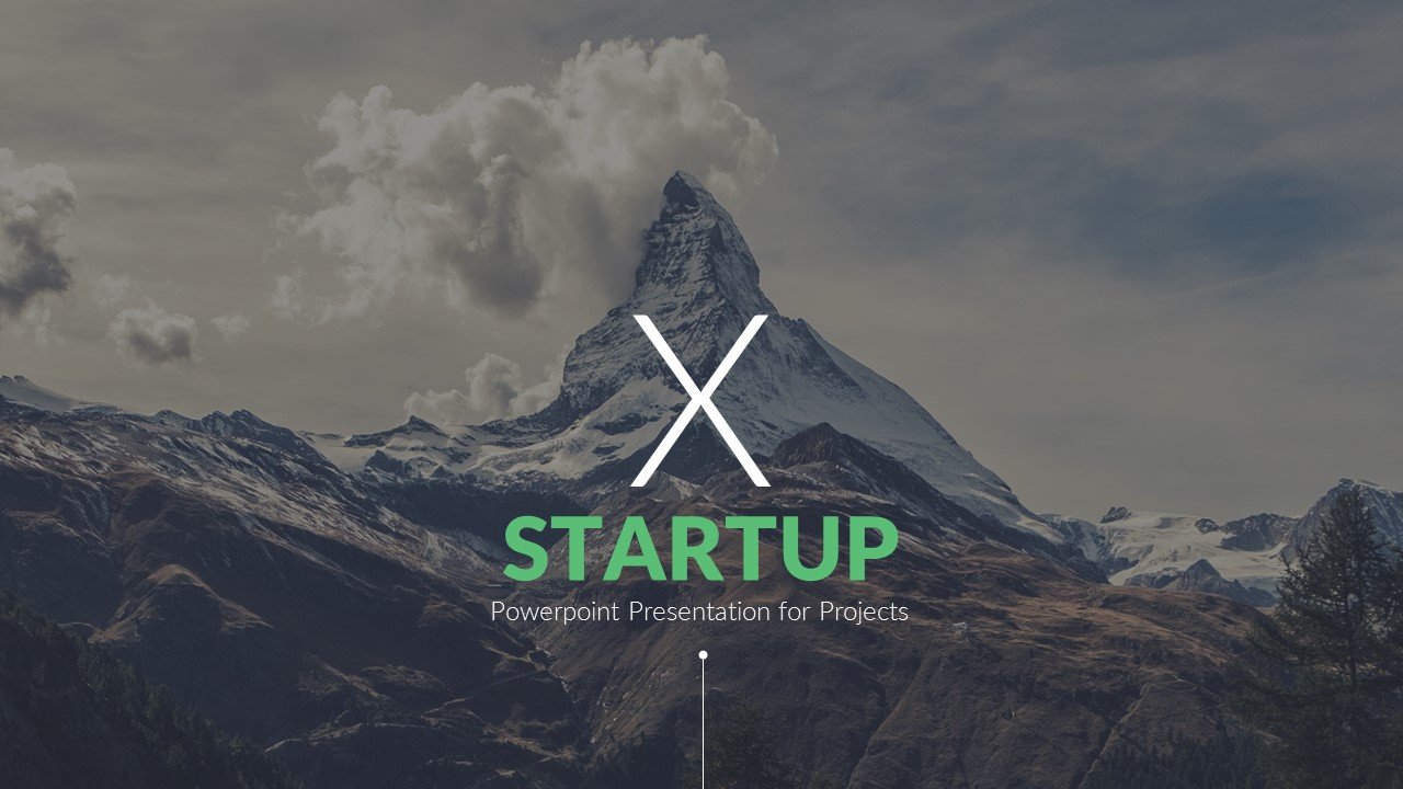 Startup X PowerPoint template