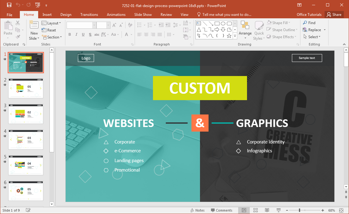 powerpoint web page
